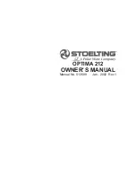 Preview for 1 page of Stoelting OPTIMA 212 Owner'S Manual