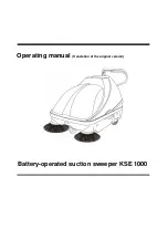 Preview for 1 page of STOLZENBERG KSE 1000 Operating Manual