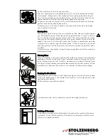 Preview for 6 page of STOLZENBERG Tandem 900 KSV Operating Instructions Manual