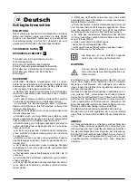 Preview for 7 page of Stomer Professional 33103003 User Manual