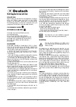 Preview for 7 page of Stomer Professional 93724405 User Manual