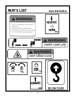 Preview for 82 page of Stone Lift Jockey LJS2000 Service & Parts Manual