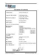 Preview for 5 page of StorCase Technology Data Express DE100i-A100 User Manual