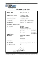 Preview for 5 page of StorCase Technology Data Express DE110 User Manual