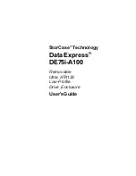 Preview for 1 page of StorCase Technology DataExpress DE75i-A100 User Manual