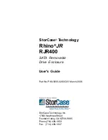 Preview for 1 page of StorCase Technology Rhino JR RJR400 User Manual