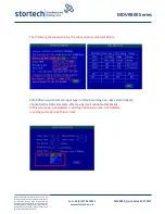 Preview for 8 page of Stortech MDVR 800 series Quick Start Manual