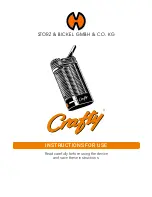 Storz & Bickel GMBH Crafty Instructions For Use Manual preview