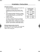 Preview for 22 page of STOVES S7-C600TCi Handbook