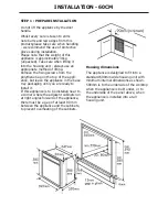 Preview for 24 page of STOVES SGB600MFSE Users Manual & Installation Handbook