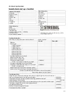 Preview for 111 page of Strebel S-CBX 105 Installation Operating & Maintenance Manual