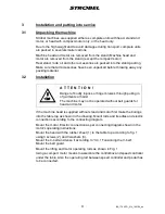 Preview for 13 page of Strobel 170-22D Operating Instructions Manual