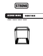 Strong SR-CAB-8U Assembly Manual preview