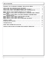 Preview for 2 page of Structural Concepts Addenda SHS9251 Installation & Operating Manual