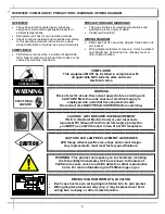 Preview for 3 page of Structural Concepts Addenda SHS9251 Installation & Operating Manual