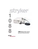 Preview for 1 page of Stryker Endoscopy 1088 Operating And Maintenance Manual