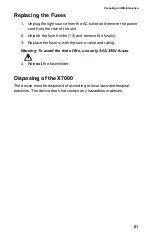 Preview for 23 page of Stryker Endoscopy X7000 Operating And Maintenance Manual