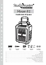 Studiomaster Professional MUSE 81 Quick Start Manual preview