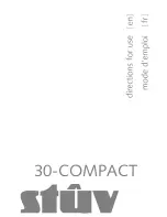 Preview for 31 page of Stûv 30 Compact Installation And Use Manual