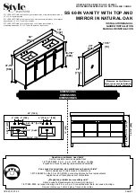 Preview for 1 page of Style selections DOLTON 60NO COMBO Installation Manual