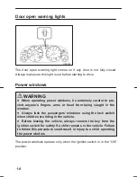 Preview for 34 page of Subaru 1998 Forester Owner'S Manual