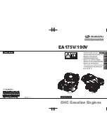 Subaru EA175V Instructions For Use Manual preview