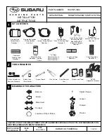 Subaru H001SFJ600 Installation Instructions Manual preview