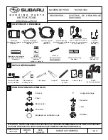 Preview for 13 page of Subaru H001SFJ600 Installation Instructions Manual