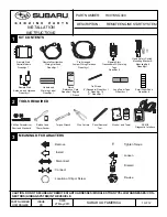 Subaru H001SSG400 Installation Instructions Manual preview