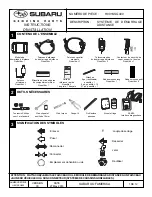 Preview for 13 page of Subaru H001SSG400 Installation Instructions Manual