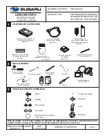 Preview for 13 page of Subaru H001SXC100 Installation Instructions Manual