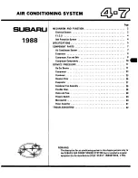 Preview for 1023 page of Subaru XT 1988 Service Manual