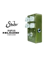 Suhr RUFUS re loaded User Manual preview