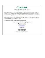 Preview for 2 page of Sullair 1107e Operators Manual And Parts Lists