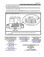 Preview for 47 page of Sullair 185H Operator'S Manual And Parts List