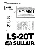 Preview for 86 page of Sullair LS-20T Operator'S Manual And Parts List