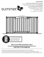 Summer 27070A Instruction Manual preview