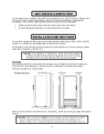 Preview for 7 page of Summit Appliance Accucold ACR1717 Series Instruction Manual