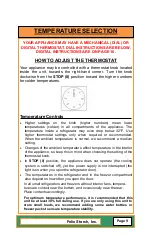 Preview for 9 page of Summit Appliance AccuCold CP171MED Use & Care Manual