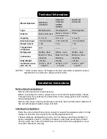 Preview for 5 page of Summit Appliance ADA61W2 Instruction Manual