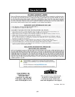 Preview for 28 page of Summit Commercial accucold AL75 Series Instruction Manual