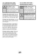 Preview for 33 page of Summit Professional DW2433SS2 Series Use And Care Manual