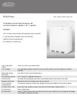 Preview for 1 page of Summit FS627SSHH Specifications