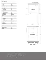 Preview for 2 page of Summit FS627SSHH Specifications