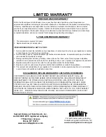 Preview for 21 page of Summit LWC1Z193 User Manual