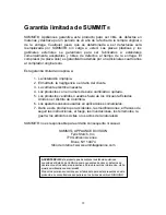 Preview for 23 page of Summit SPR6-OS Instructions Manual