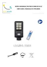 Preview for 1 page of SUN AMEX LAMPA 1800 User Manual