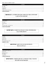 Preview for 2 page of SUN AMEX LAMPA 1800 User Manual