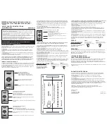 Preview for 2 page of Sun Court DUCTSTAT DS100 Operation Instructions