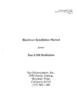 Sun Microsystems 3/160 SunStation Hardware Installation Manual preview